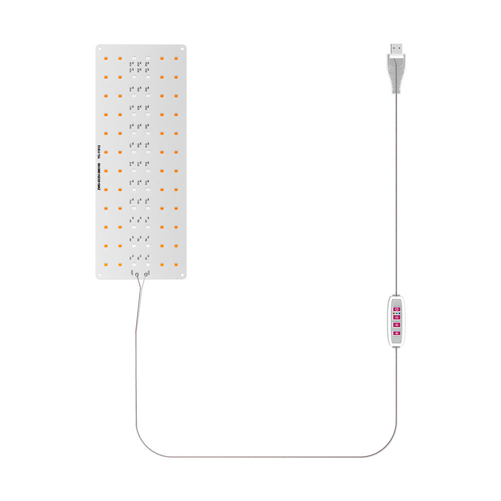 Grow Lights: Ultra-Thin USB Full Spectrum LED with Timer
