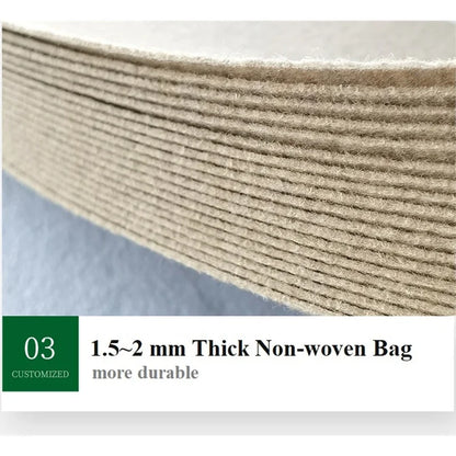 Garden Grow Bags 1-12 Gallon Non-Woven Fabric Pots with Handles