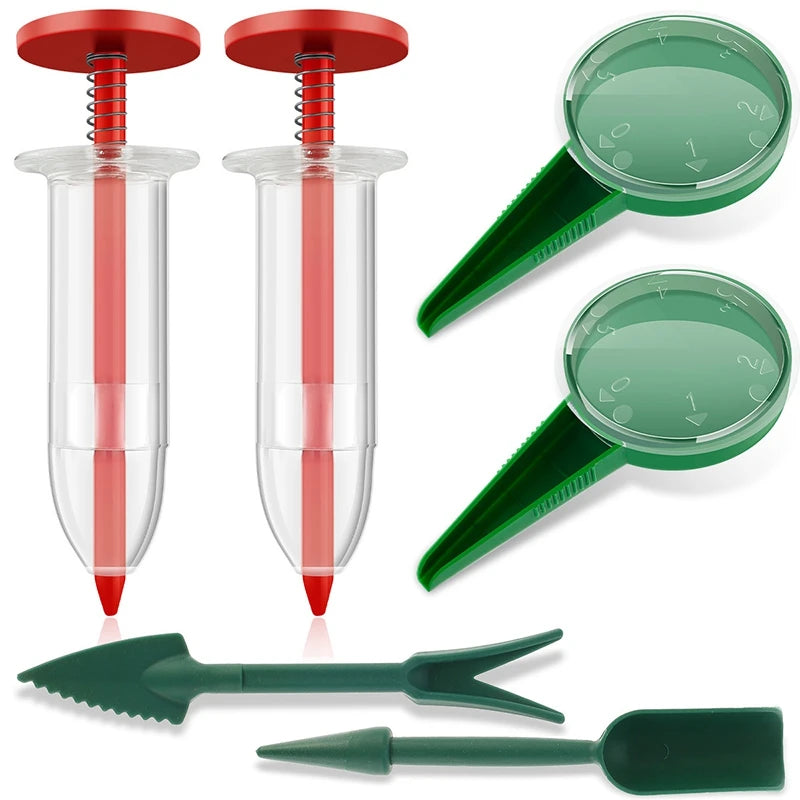 Garden Tools 12-Hole Seed Drilling Spacer Tool for Efficient Gardening