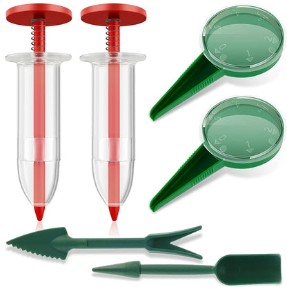 Garden Tools 12-Hole Seed Drilling Spacer Tool for Efficient Gardening