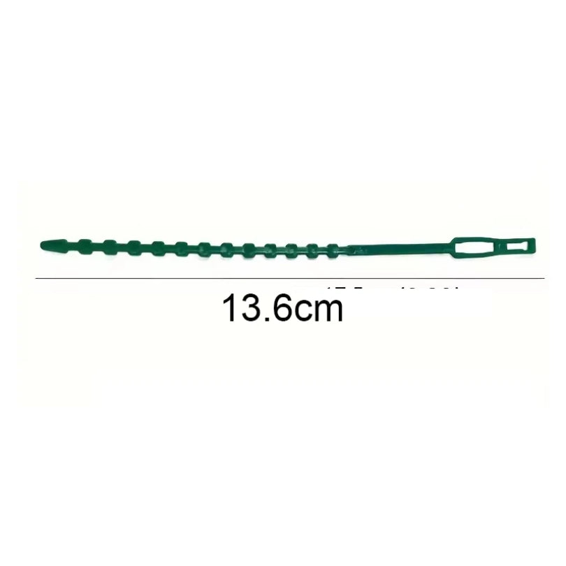 50pcs Adjustable Plant Cable Ties - Reusable Garden Support