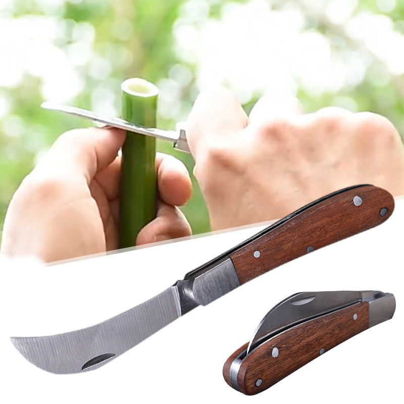 Hori Knife: Folding Grafting Knife - Pro Bonsai & Garden Pruning Tool