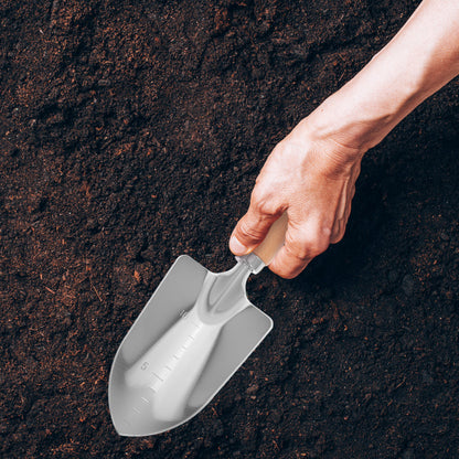 Garden Shovel Wood Handle Stainless Steel Trowel Tool