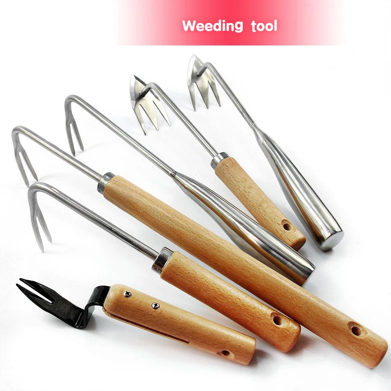 Horticultural Weeding Puller Tools: Stainless Steel Shovels