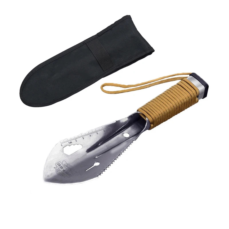 Multifunctional Garden Shovel: Sawtooth, Hex, Trowel, Knife