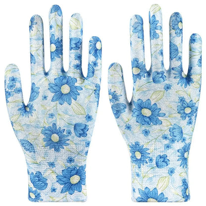 Gardening Gloves - Breathable, Anti-Fouling, Floral Design