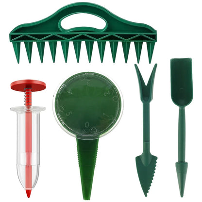 Garden Tools 12-Hole Seed Drilling Spacer Tool for Efficient Gardening