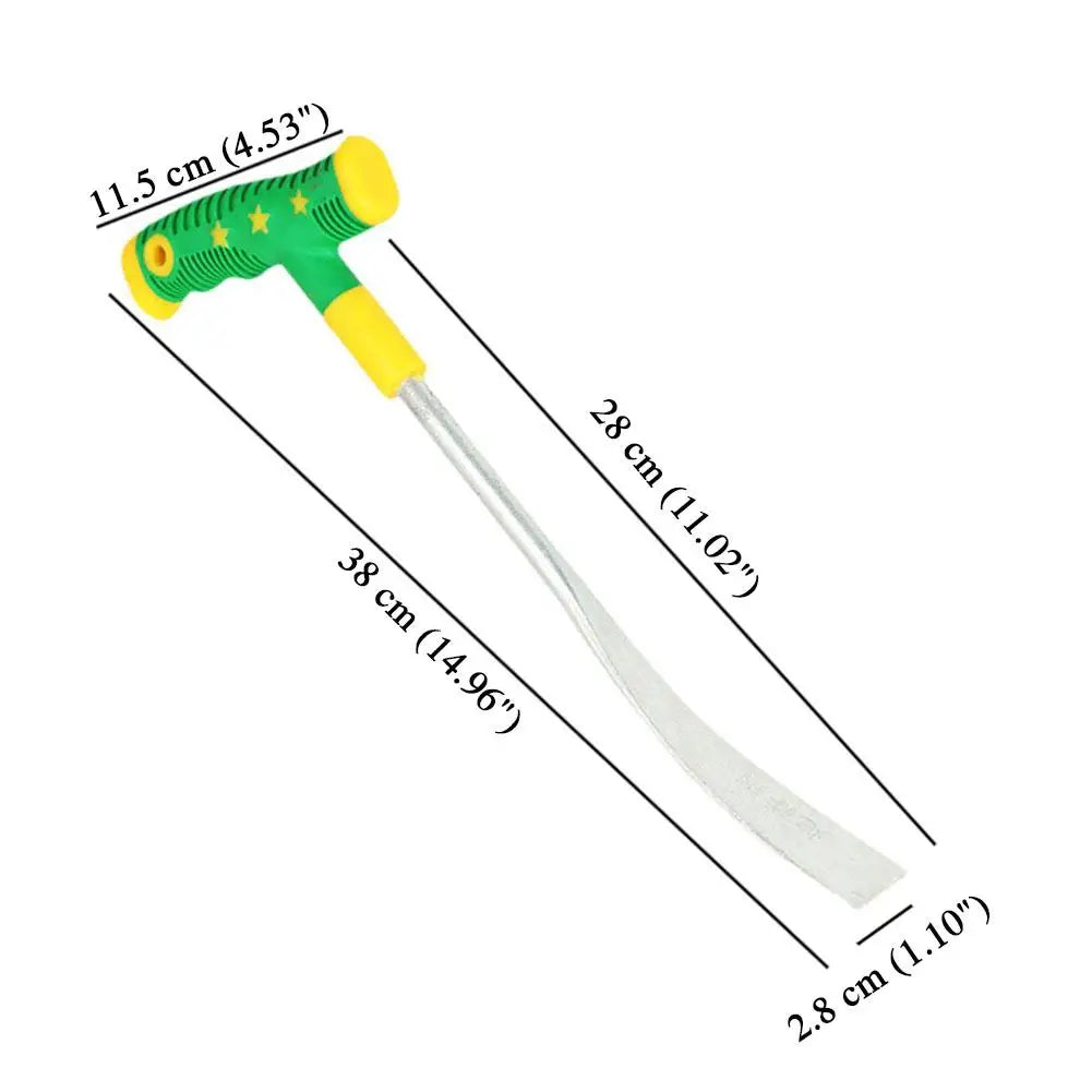 Ergonomic Handheld Gardening Weeding Shovel, Stainless Steel Digging Tool for Garlic, Wild Herbs & Transplanting