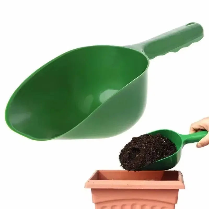 1PC Garden Scoop Multi-Function Plastic Soil Shovel Spoons Handy Garden Scoop For Soil Compost Planting Re-Potting Digging Tool