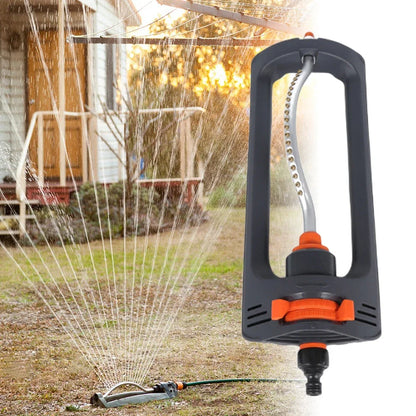Lawn Sprinkler Oscillating 4 Modes Watering Garden Sprinklers with 19 Hole Nozzle for Site Cooling/Lawn/Agricultural Irrigation