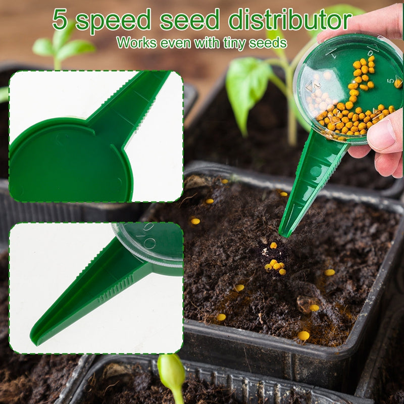 Garden Tools 12-Hole Seed Drilling Spacer Tool for Efficient Gardening
