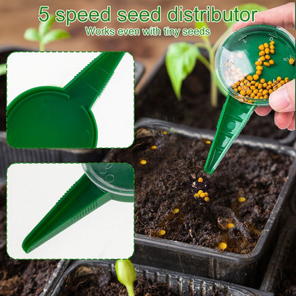 Garden Tools 12-Hole Seed Drilling Spacer Tool for Efficient Gardening