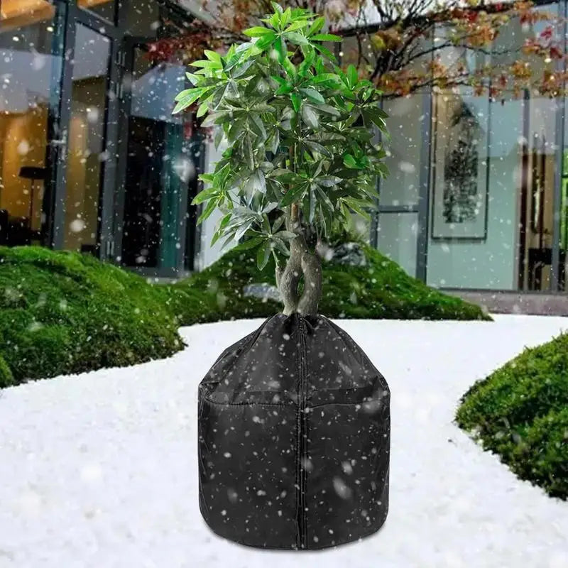 Winter plant warm mulch tree shrub plant protection bag garden plant frost protection cold protection grow bag