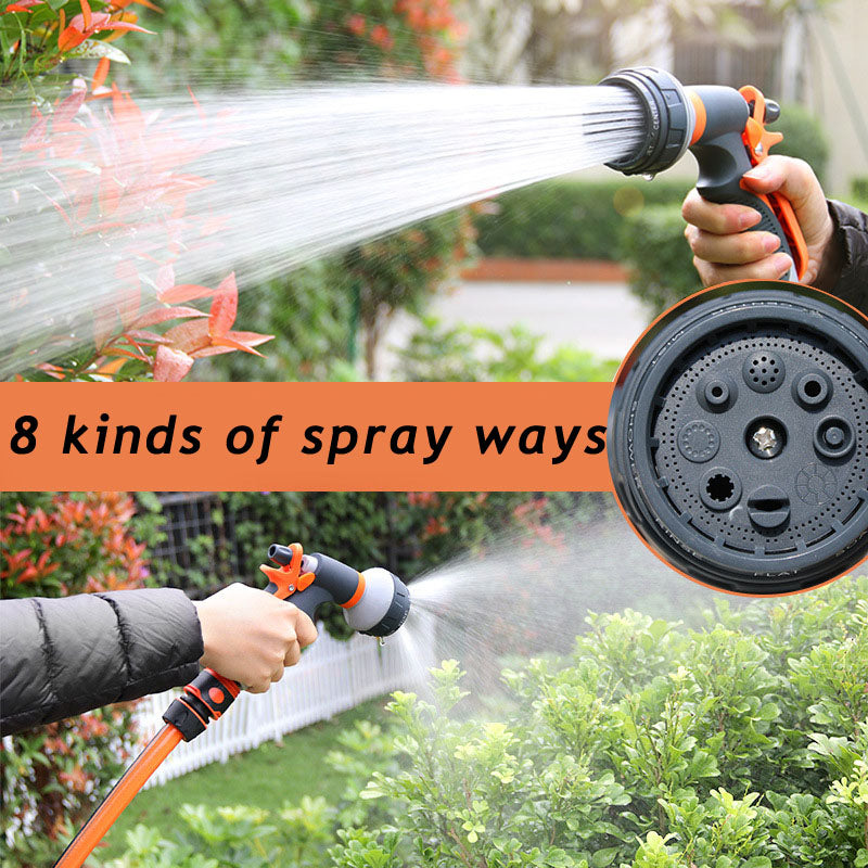 Garden Spray Nozzle: High Pressure 8-Mode Watering Gun