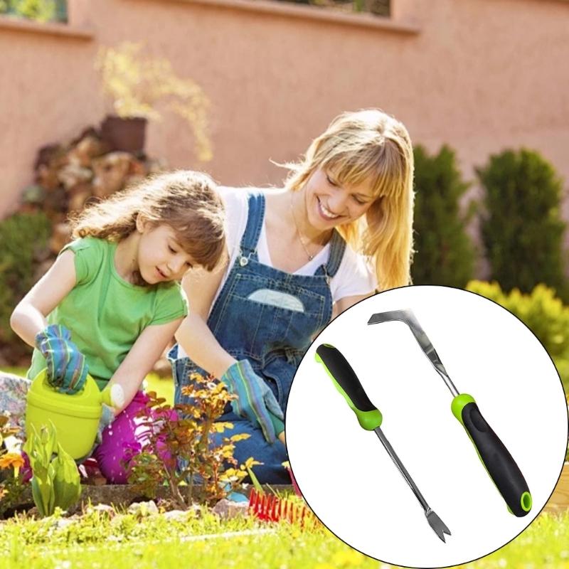 Weed Puller: Steel L Shaped Garden Weeder 