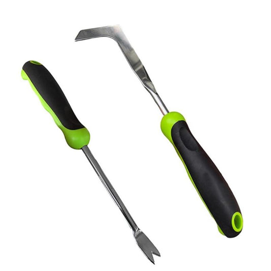 Weed Puller: Steel L Shaped Garden Weeder 