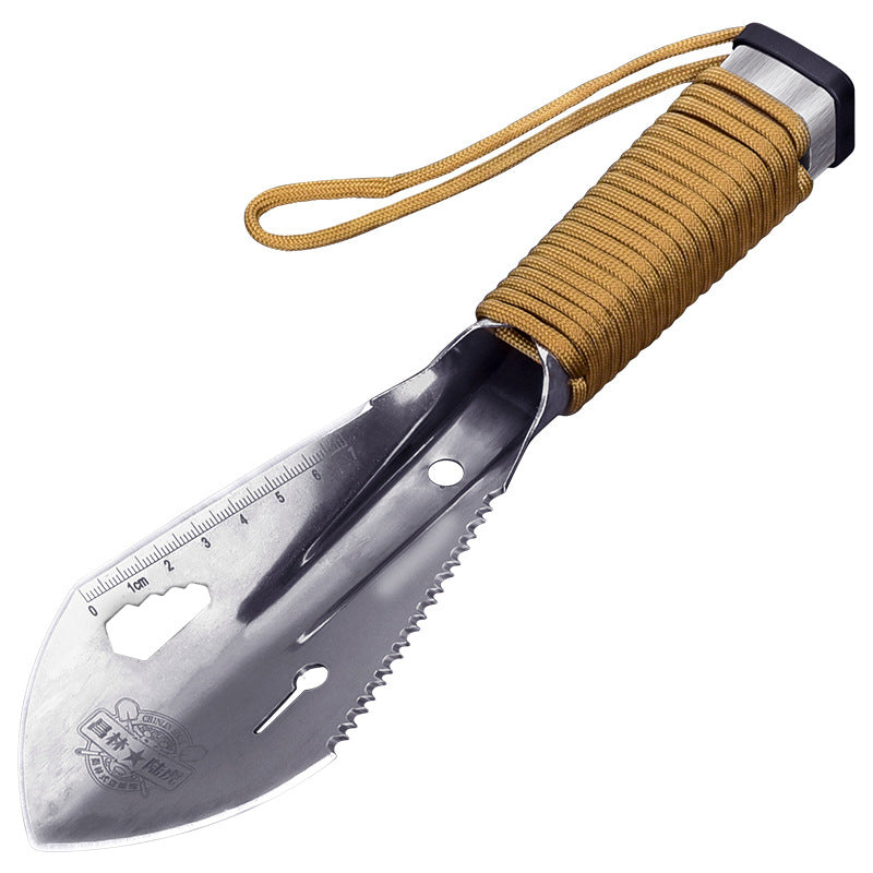 Multifunctional Garden Shovel: Sawtooth, Hex, Trowel, Knife