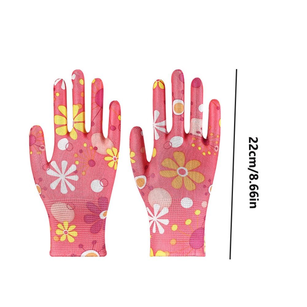 Gardening Gloves - Breathable, Anti-Fouling, Floral Design