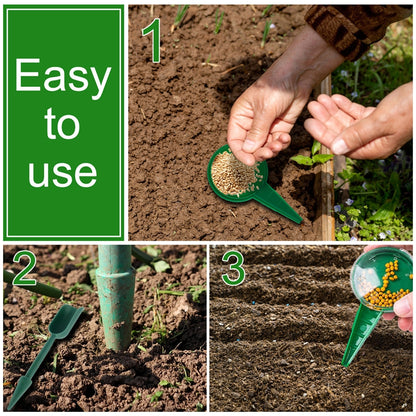 Garden Tools 12-Hole Seed Drilling Spacer Tool for Efficient Gardening