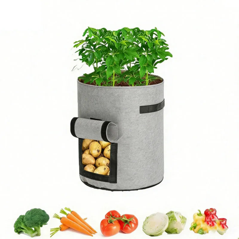 Potato Grow Bag 5/7 Gallon - Non-Woven Fabric for Vegetables