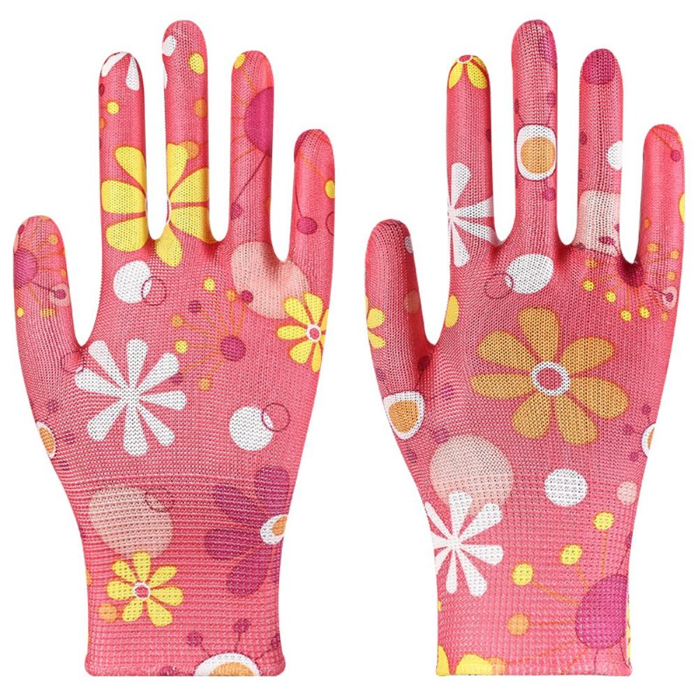 Gardening Gloves - Breathable, Anti-Fouling, Floral Design