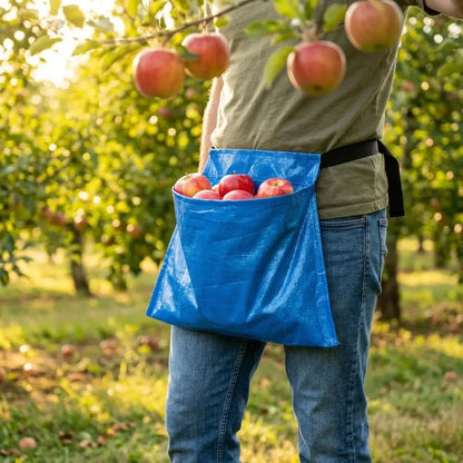 Waterproof Harvesting Apron Durable Picking Bag Fruit Vegetable Portable Farm Use Agricultural Waist Harvest Bag Garden Tool
