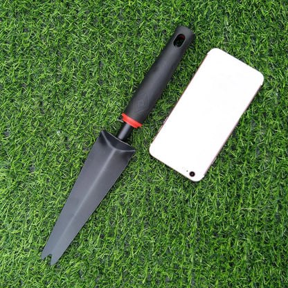 Manual Iron Garden Weeding Tool Compact Root Remover for Lawn Planting Transplanting and Gardening