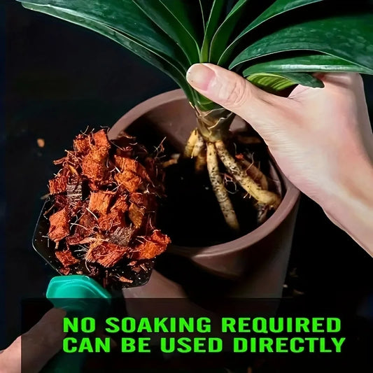 1pcs Coconut Husk Fibre Natural Growing Medium Premium Horticultural Pet Bedding For Indoor/Outdoor Cultivation Garden Decor