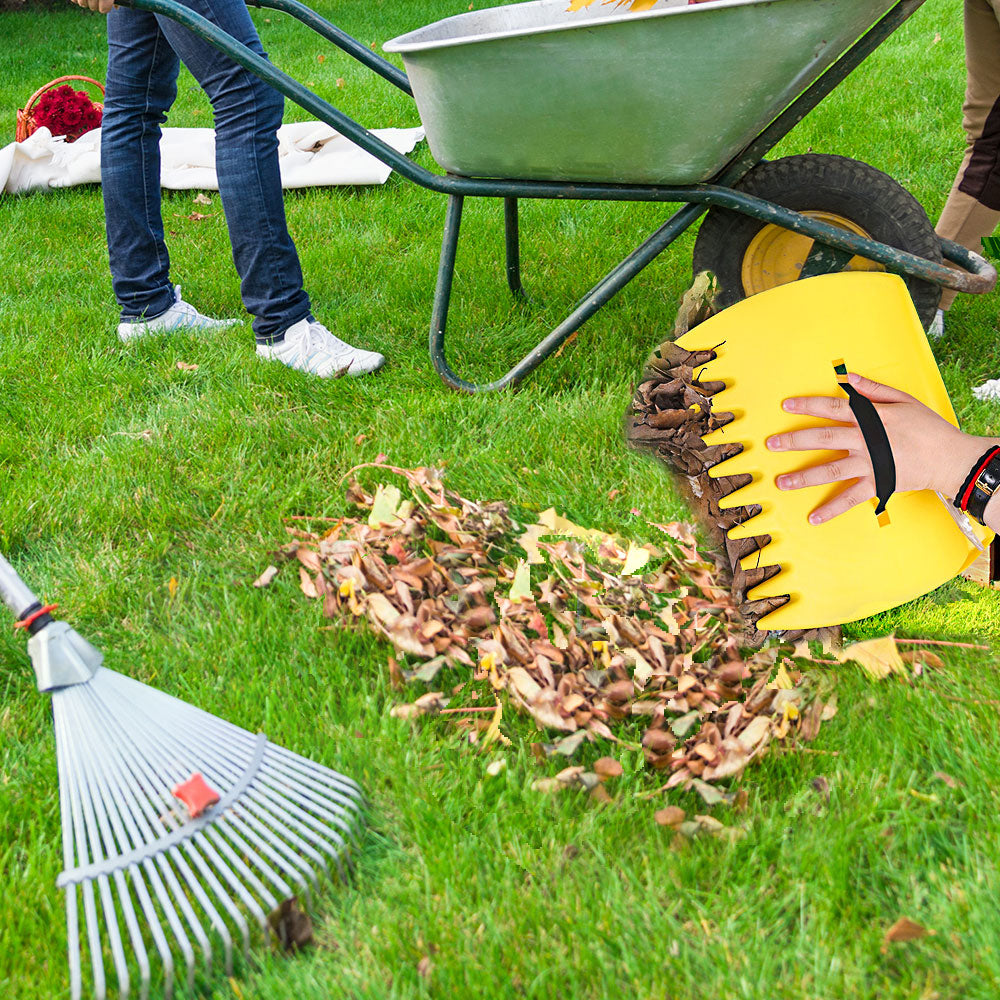 Garden Rake: Leaf Scoops Claws - Lightweight Hand Rakes for Garden Cleanup
