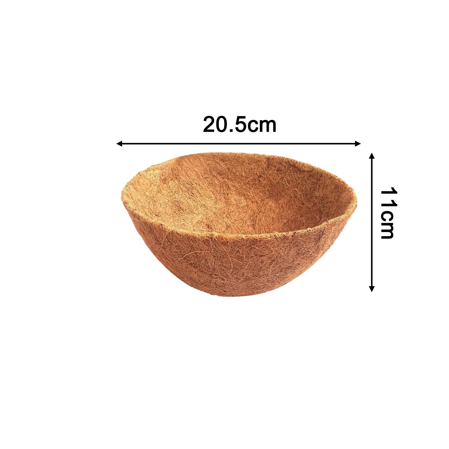 Coconut Fiber Liners - 5 Sizes for Planters & Baskets