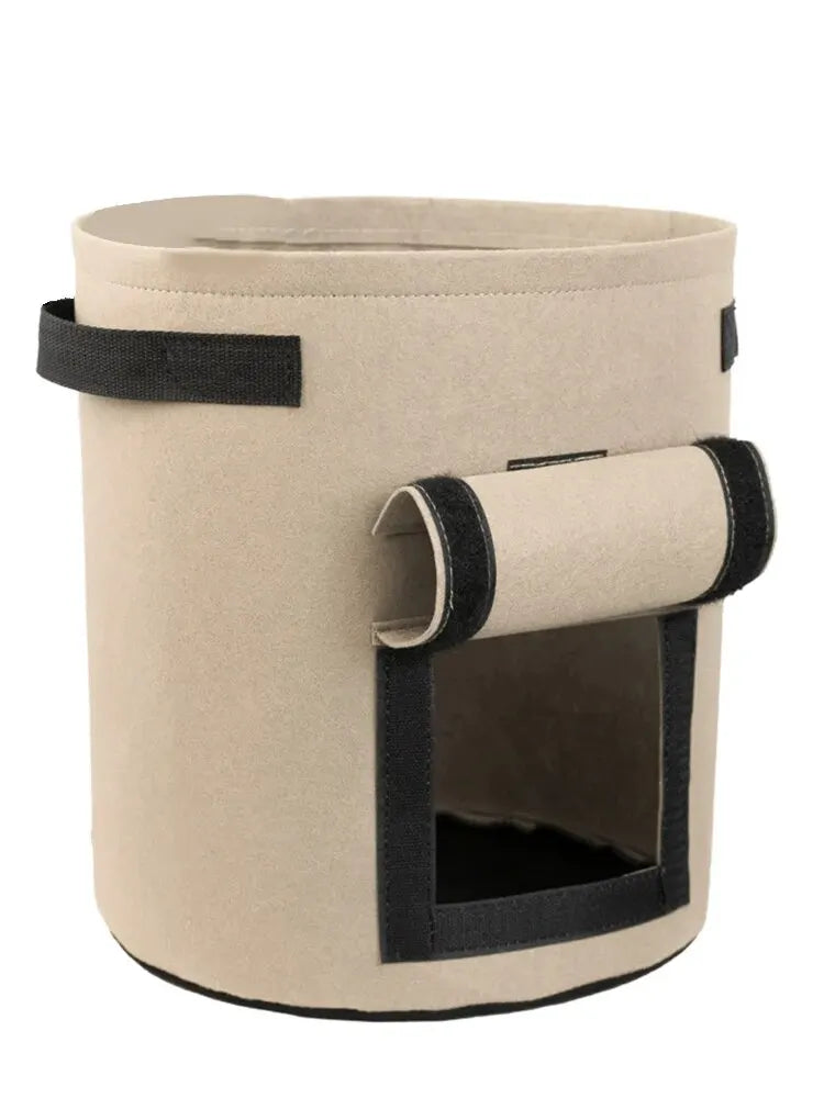 Large Felt Potato Grow Bag - Non-Woven Seedling Bucket