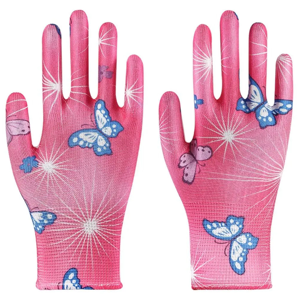 Gardening Gloves - Breathable, Anti-Fouling, Floral Design