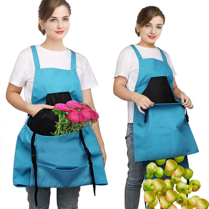 Apron: Gardening Harvest Apron - Quick Release & Large Pockets