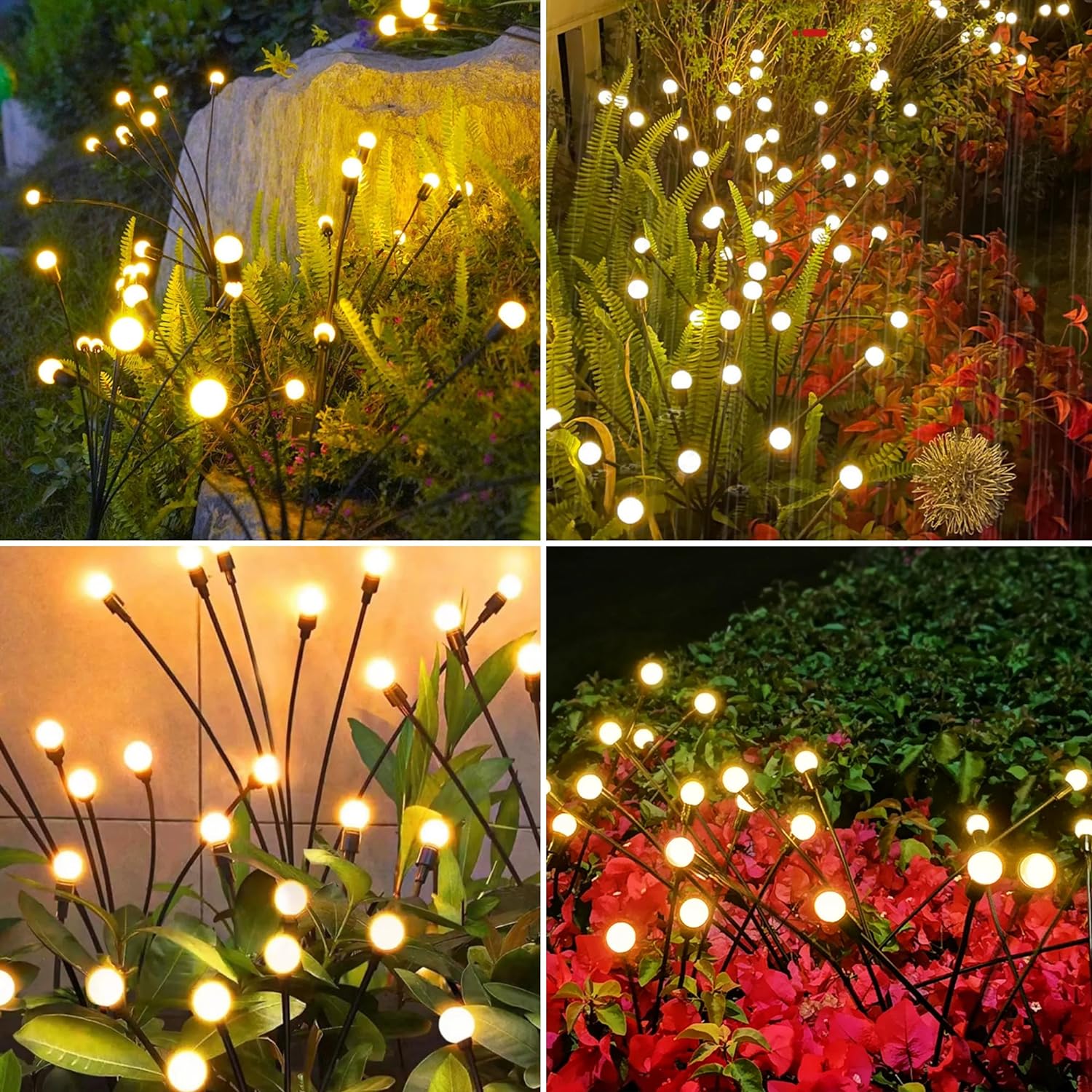 Solar Garden Lights - Waterproof & Vibrant Decor
