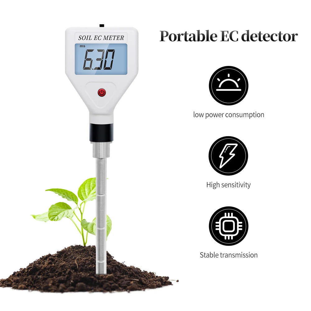 Soil PH Tester Meter 4/5 in 1: Sunlight, Moisture, Temp Tester