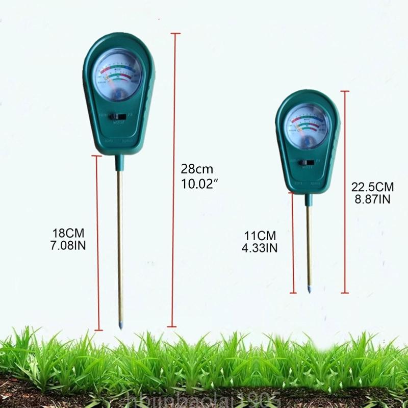 Soil PH Meter 3-in-1 Kit: Moisture, Fertility & PH Tester