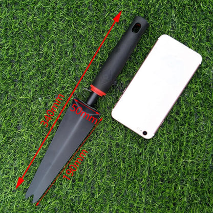 Manual Iron Garden Weeding Tool Compact Root Remover for Lawn Planting Transplanting and Gardening