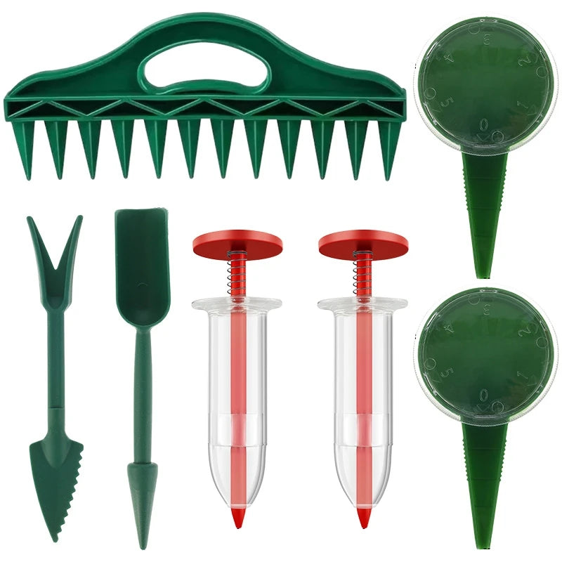 Garden Tools 12-Hole Seed Drilling Spacer Tool for Efficient Gardening