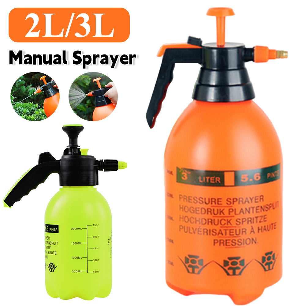 Weed Sprayer: 2L/3L Hand Pressure Garden Sprayer - Portable & Versatile
