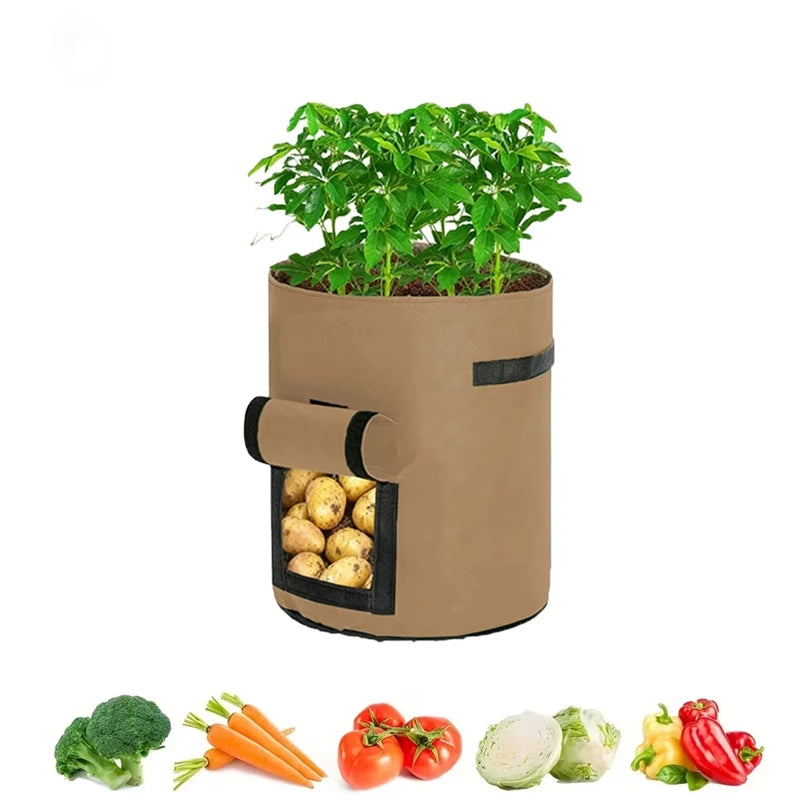 Potato Grow Bag 5/7 Gallon - Non-Woven Fabric for Vegetables