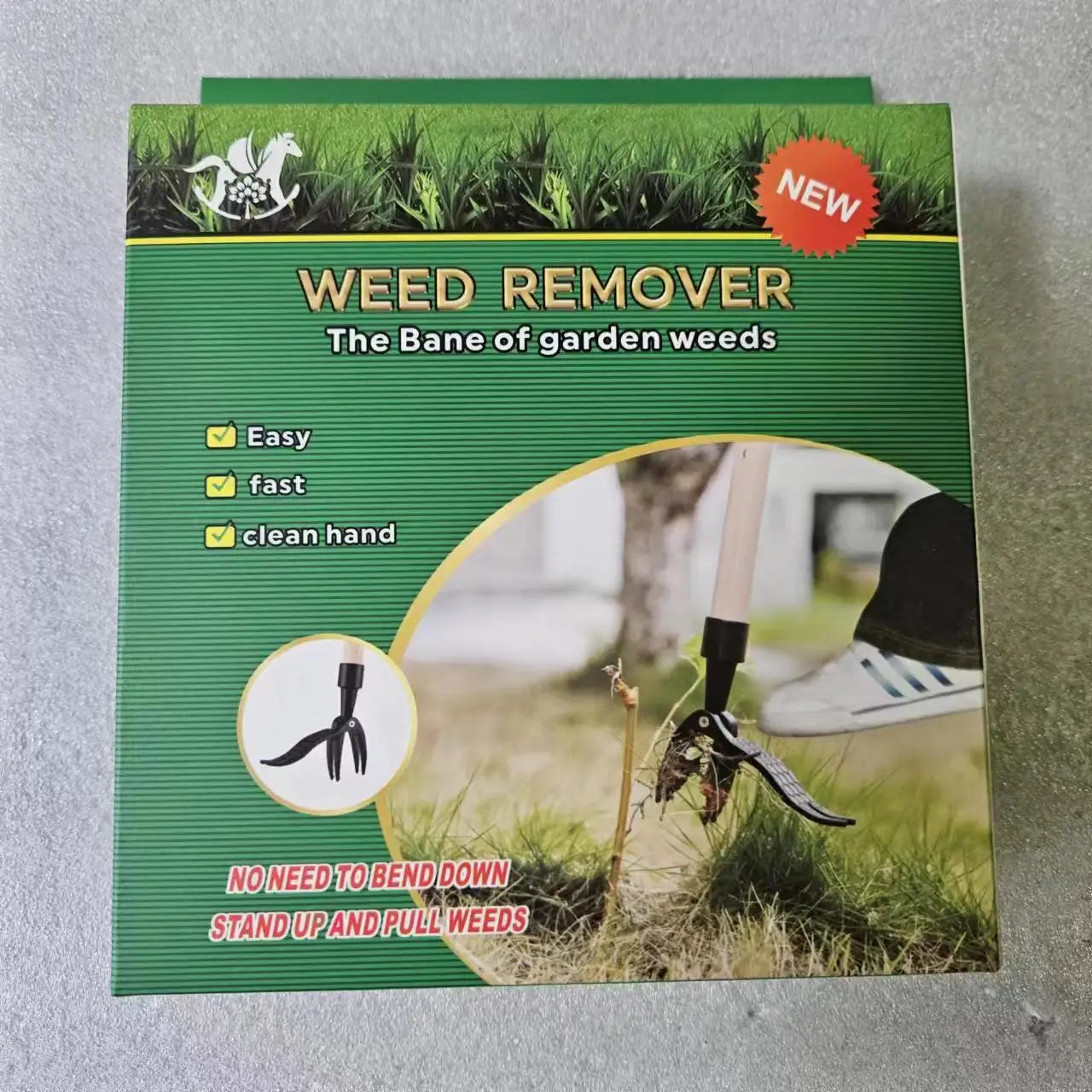 Weed Puller No-Bend Standing Weeder Tool
