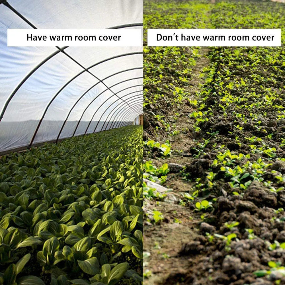 4M Clear Polythene Plastic Sheeting Vegetable Greenhouse Agricultural Cultivation Cover Anti-UV Protect Film For Garden