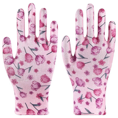 Gardening Gloves - Breathable, Anti-Fouling, Floral Design
