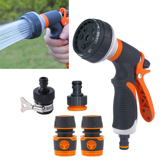 Garden Spray Nozzle: High Pressure 8-Mode Watering Gun