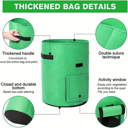 Potato Grow Bag 5/7 Gallon - Non-Woven Fabric for Vegetables